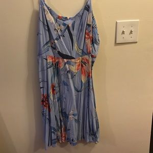 Light blue floral dress