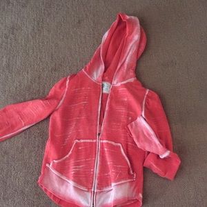 Red Free People hoodie