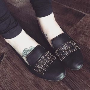 Whatever Slogan Flats