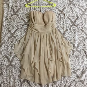 Davids bridal bridesmaid nude dress