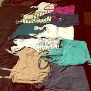 Tank top & camisole bundle - 10 tank tops!