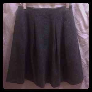Madewell Charcoal A-line Skirt