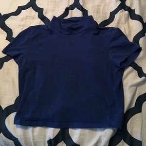 Royal blue crop top