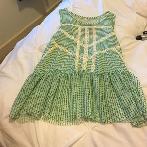 Green Free People tank