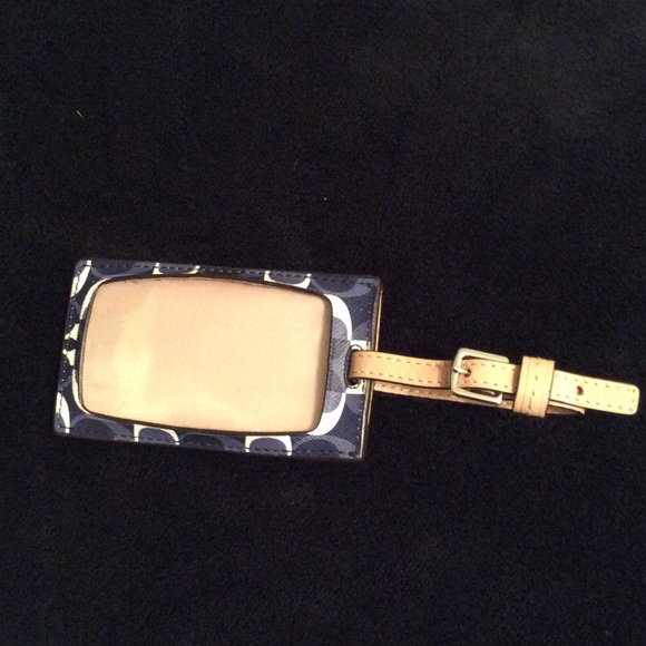 Coach luggage tag