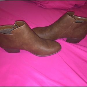 Brown booties