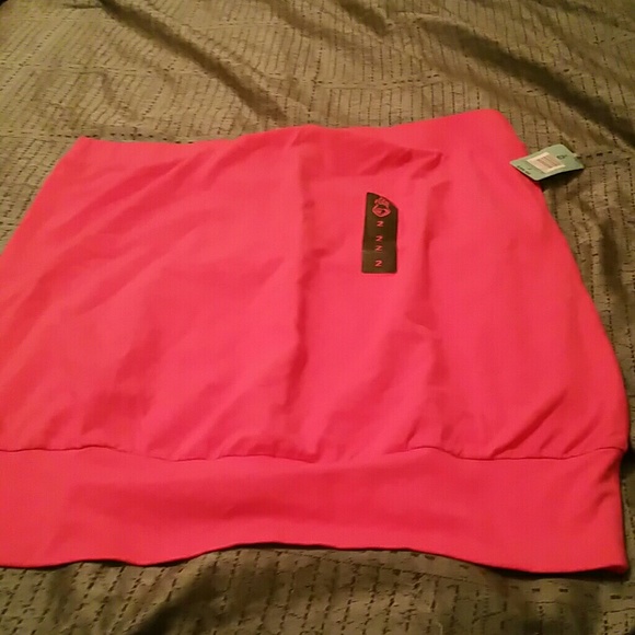 Torrid hot pink tube top