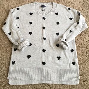 Gap heart sweater