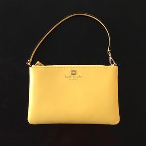 Bright Yellow Kate spade Wristlet