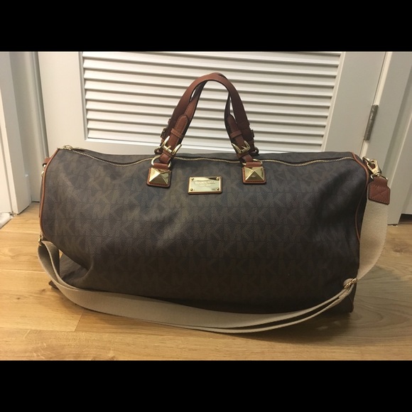 ***SOLD*** Michael Kors Monogram Duffle Bag