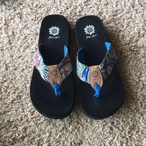 Women's Yellow Box sandals