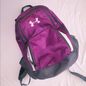 Purple Under Armour Backpack