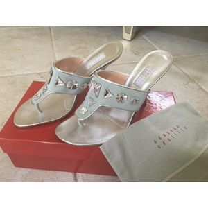 Edmondo Castillo Rhinestone Slip On Heel