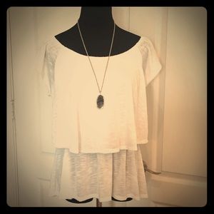 Beautiful Ruffle Peasant Top