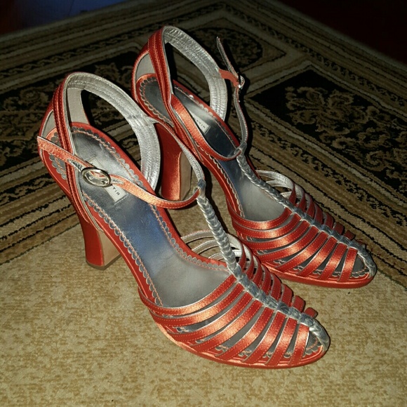 Leifsdottir Satin Dance Sandals