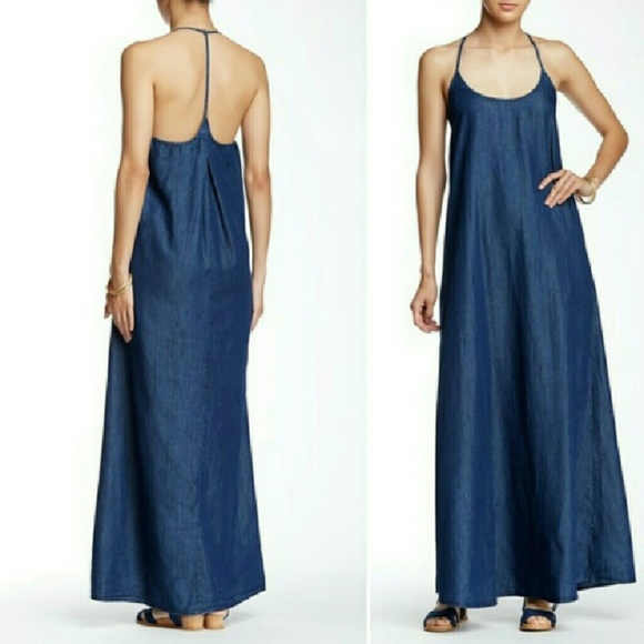 love stitch denim dress