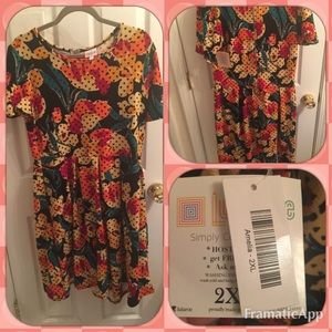 = LuLaRoe Amelia Dress 2x BNWT=