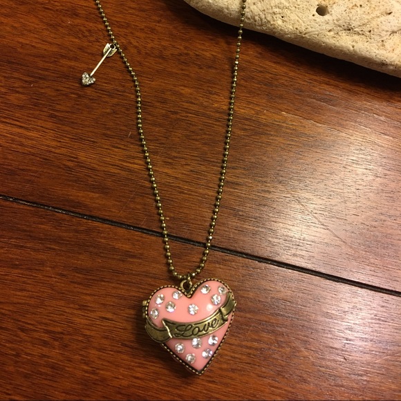 Betsey Johnson locket necklace