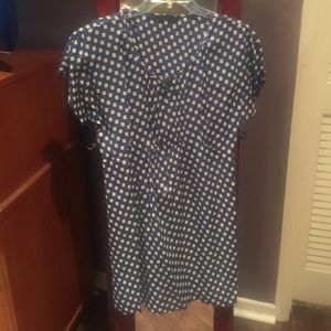 Zara blue dotted/squared dress.