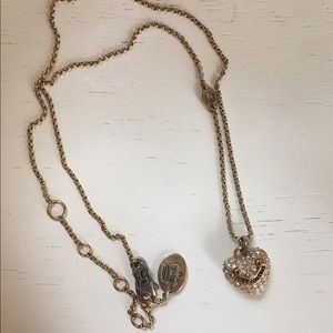 Juicy Couture Gold Heart Necklace