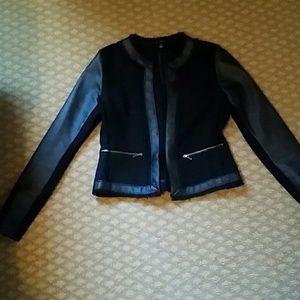 Black short jacket