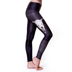 Teeki Deer Skull Leggings - Size Small