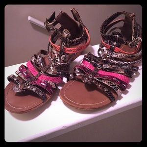 Colorful cute sandals