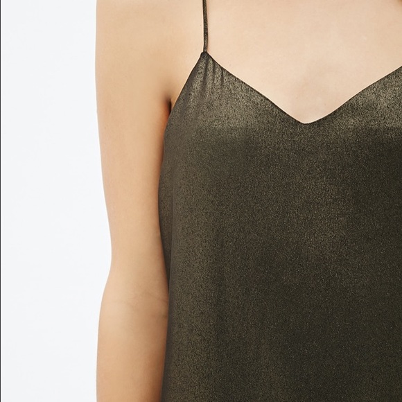 Forever 21: Contemporary Metallic Cami Tulip Dress - Picture 3 of 4