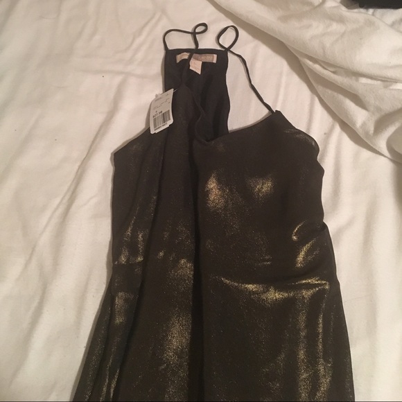 Forever 21: Contemporary Metallic Cami Tulip Dress - Picture 4 of 4