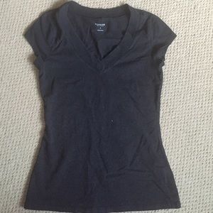 Black v neck t shirt