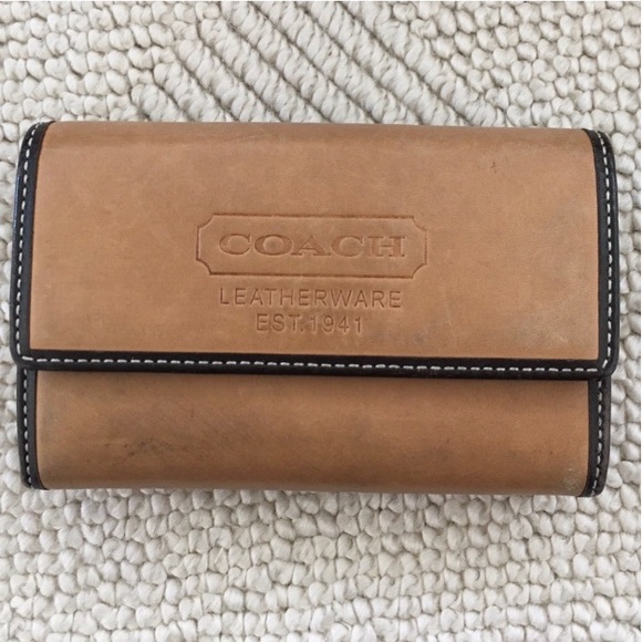 Authentic Coach leather wallet
