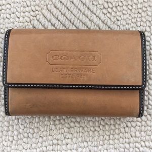 Authentic Coach leather wallet