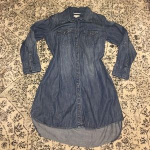 Chambray Shirtdress
