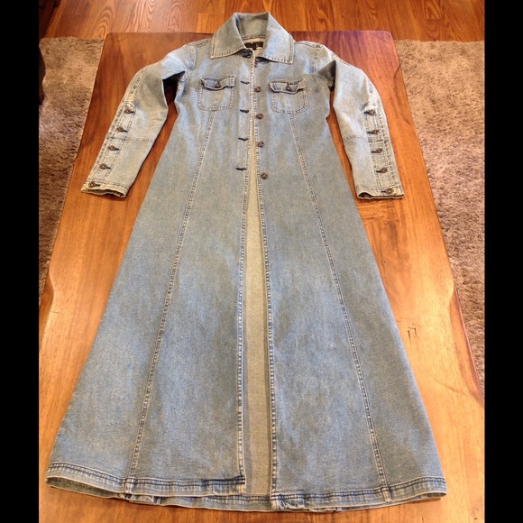 free people denim duster