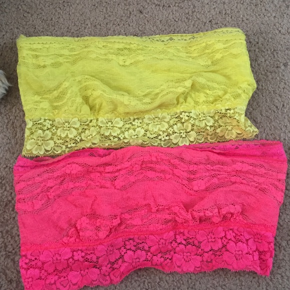 Neon lace bandeaus Free People