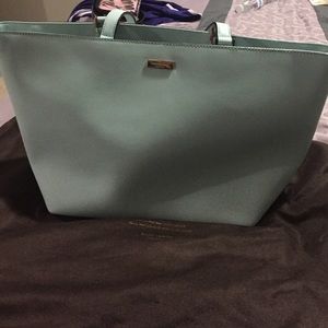 Kate spade light blue big tote bag