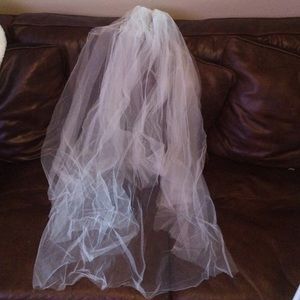 David's Bridal tulle veil
