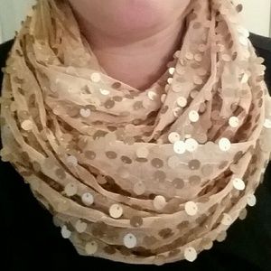 Sequin infinty scarf by Apt. 9