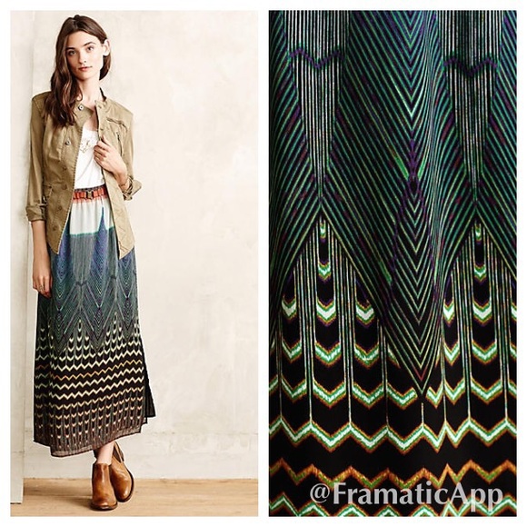 New with tag Anthropologie maxi skirt!