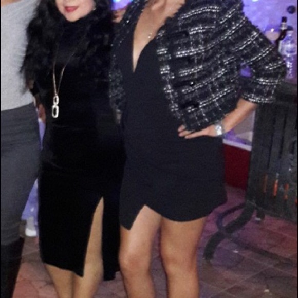 Clearance! Mini black dress - Picture 3 of 4