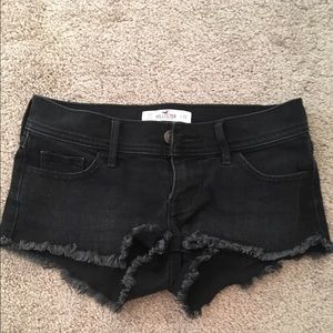 Hollister Black Jean Shorts size 00
