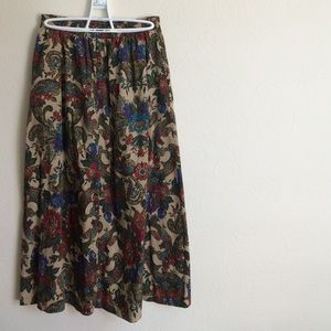 Floral Maxi Skirt