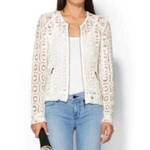 Piperlime collection lace zip jacket - small