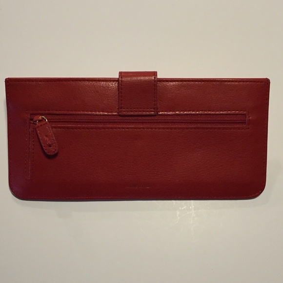 Red Leather Wallet - Picture 2 of 3