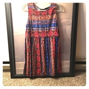 Multi Color Print Dress