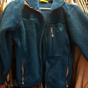Mountain hard wear fleece blue zip up