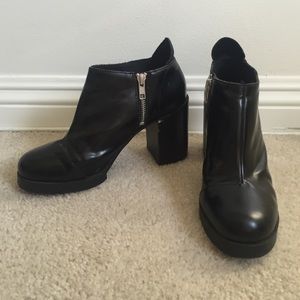 Cheap Monday Leather Booties