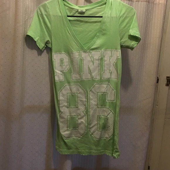 Pink v-neck
