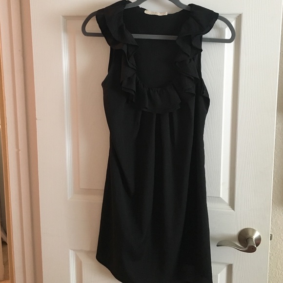 Black Ruffle Dress