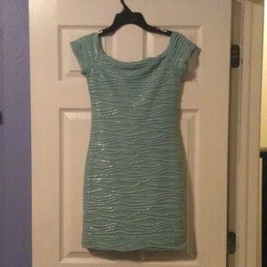 Detailed Mint Bandage Dress